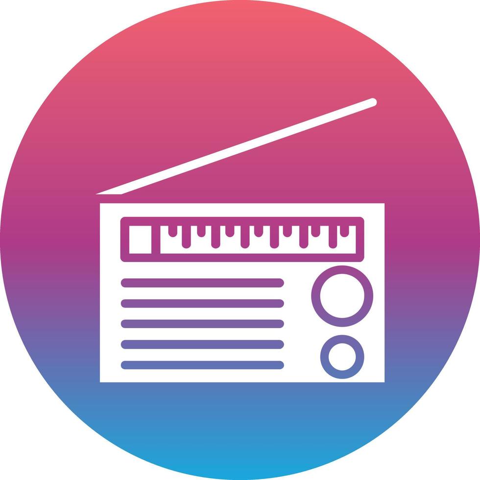 Radio Vector Icon