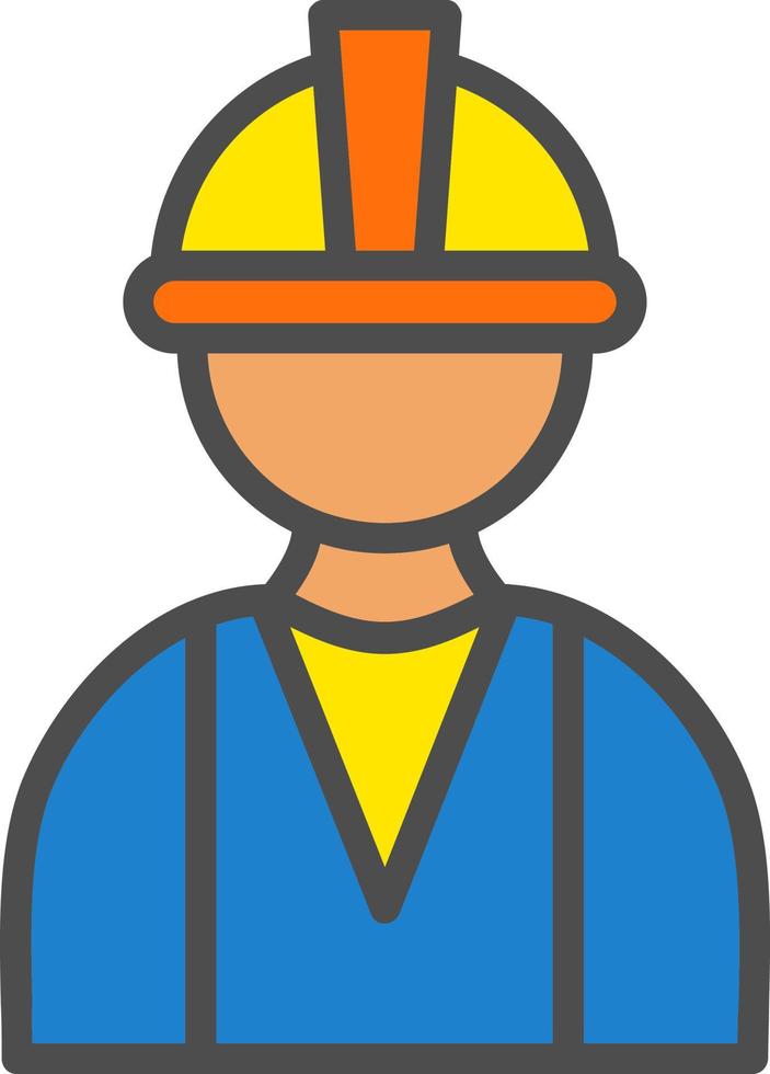 Construction Worker Vector Icon