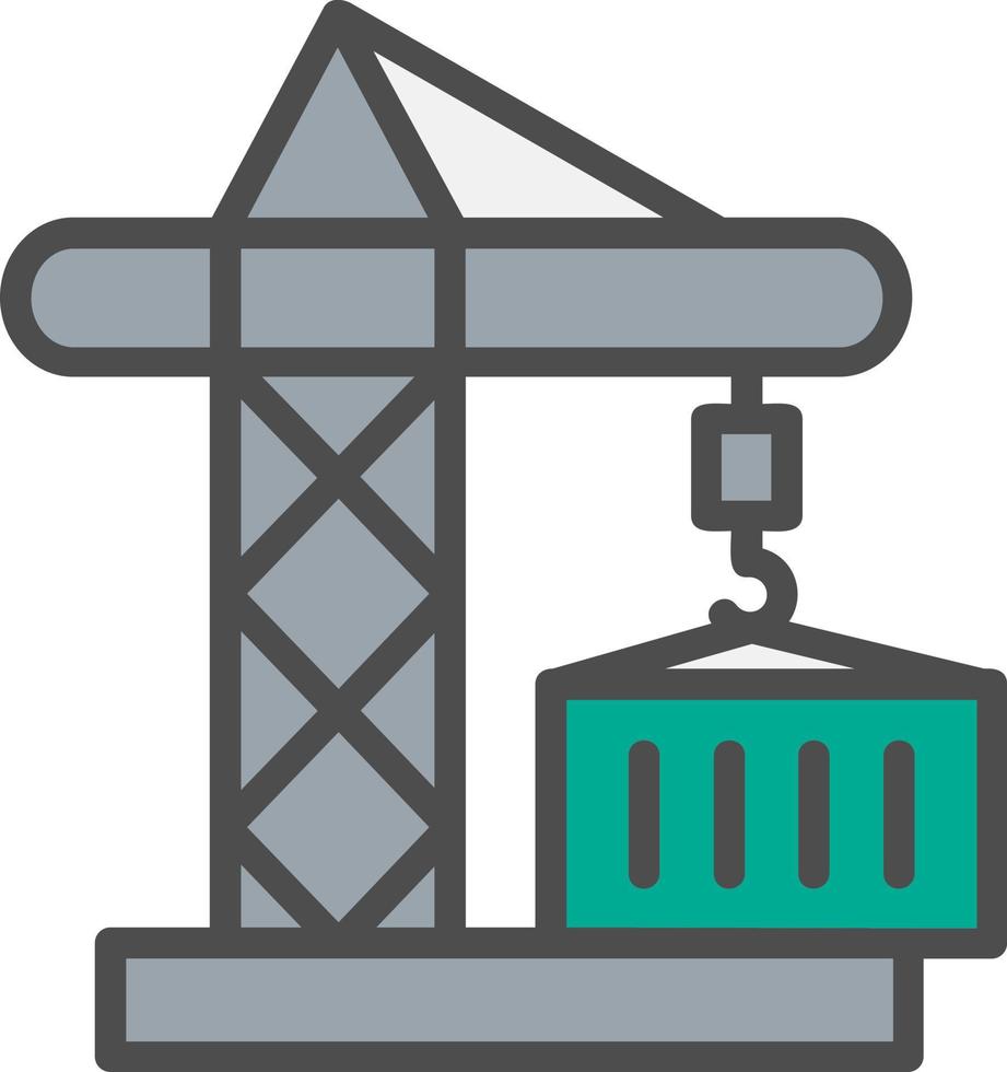 Construction Container Vector Icon