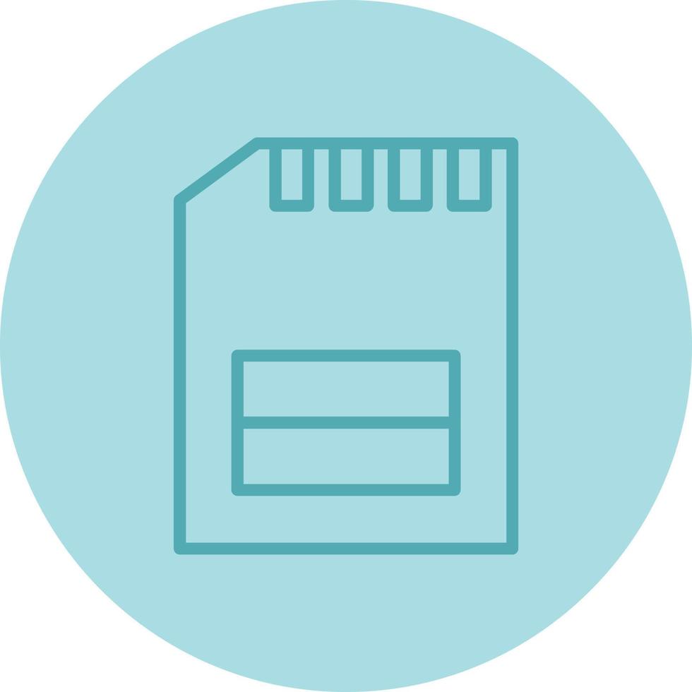 Memory Card Vector Icon