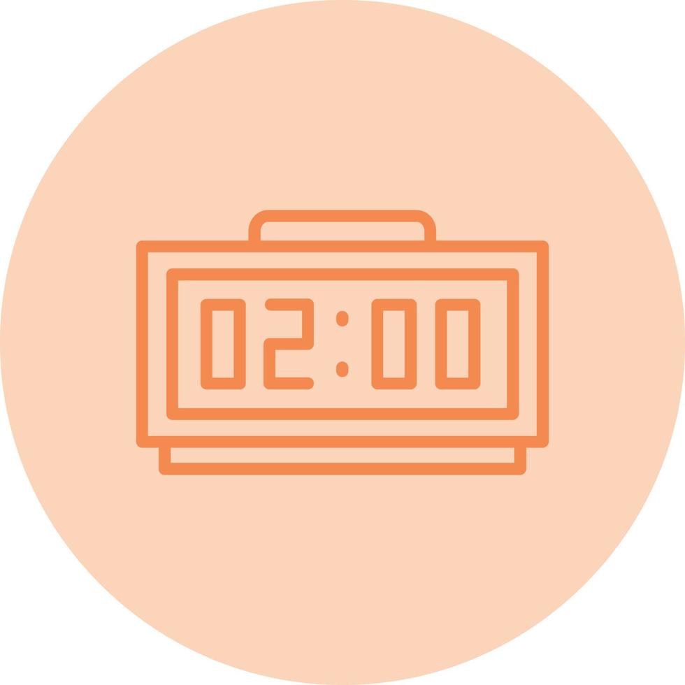 Digital Clock Vector Icon