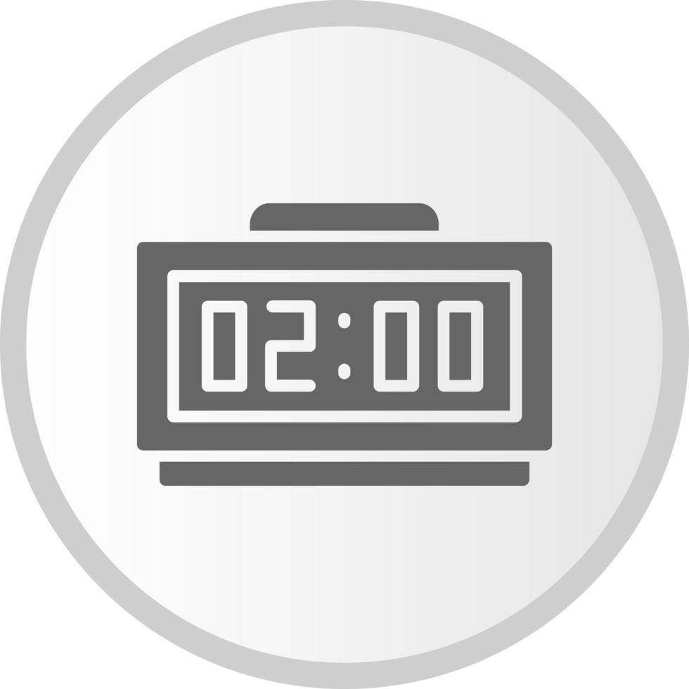 Digital Clock Vector Icon