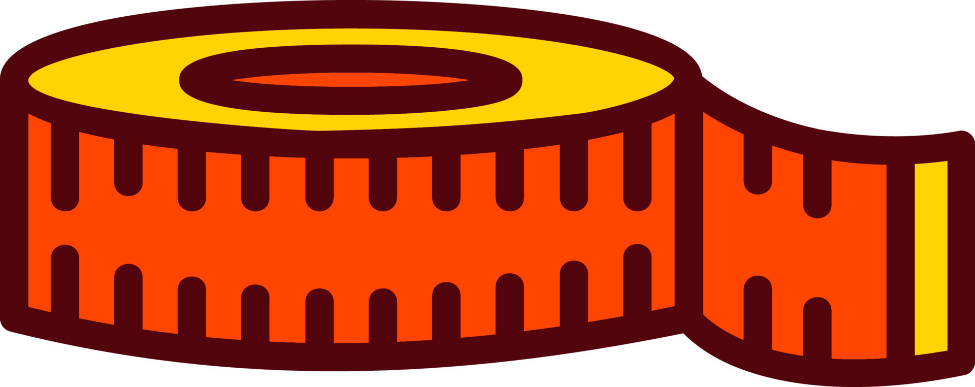 Measuring Tape Vector Icon 15769703 Vector Art at Vecteezy