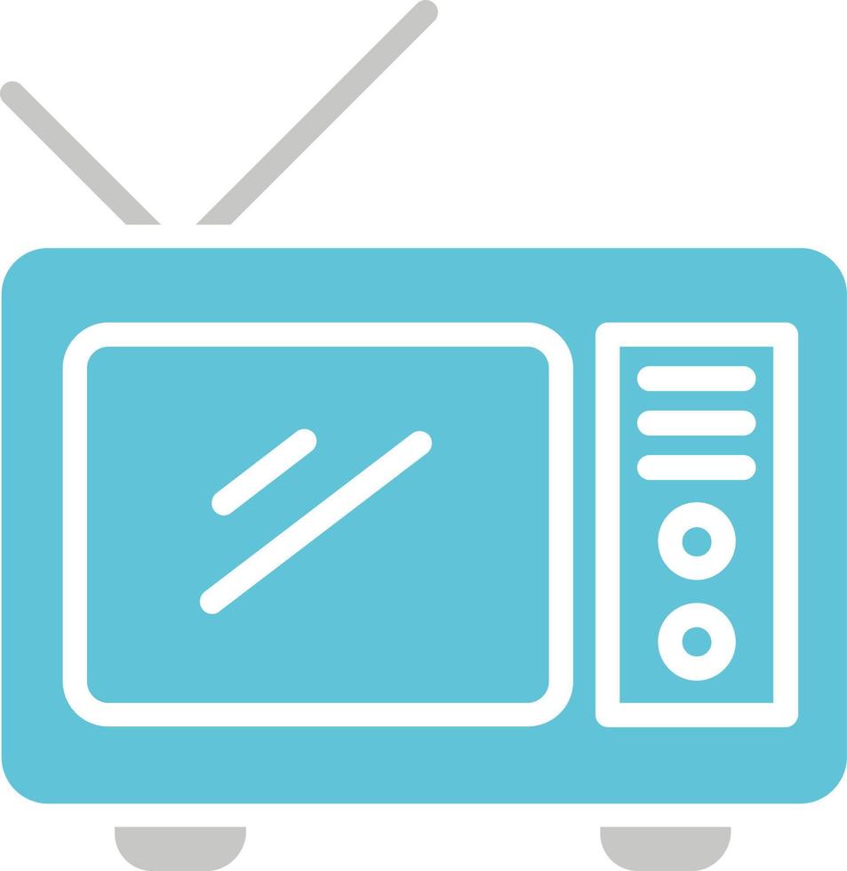 Old Tv Vector Icon