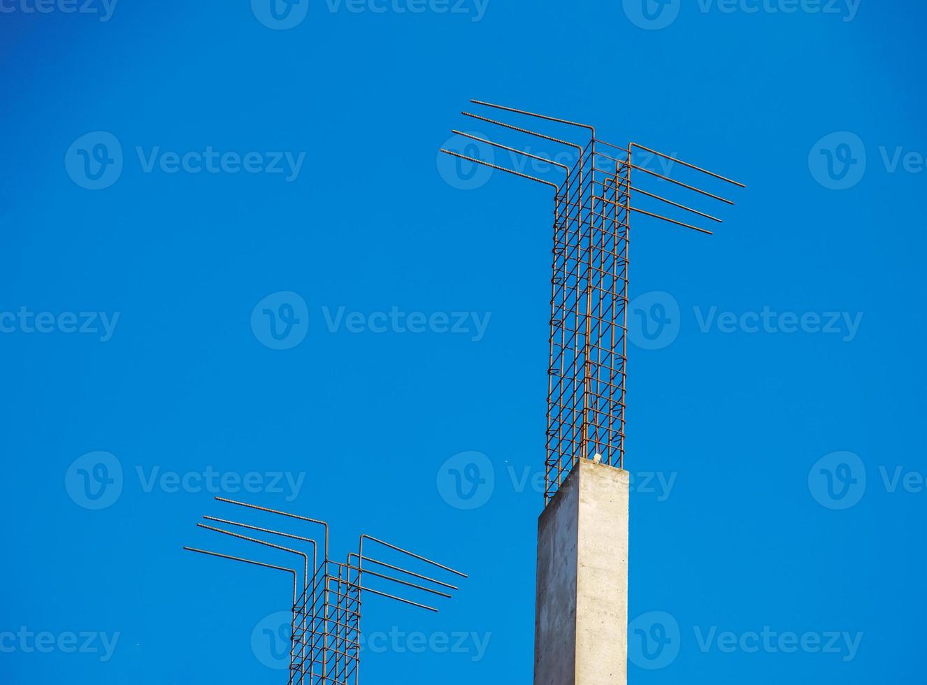 barra de refuerzo para barra de acero reforzado en forma cuadrada para estructura de hormigón en la construcción de viviendas foto