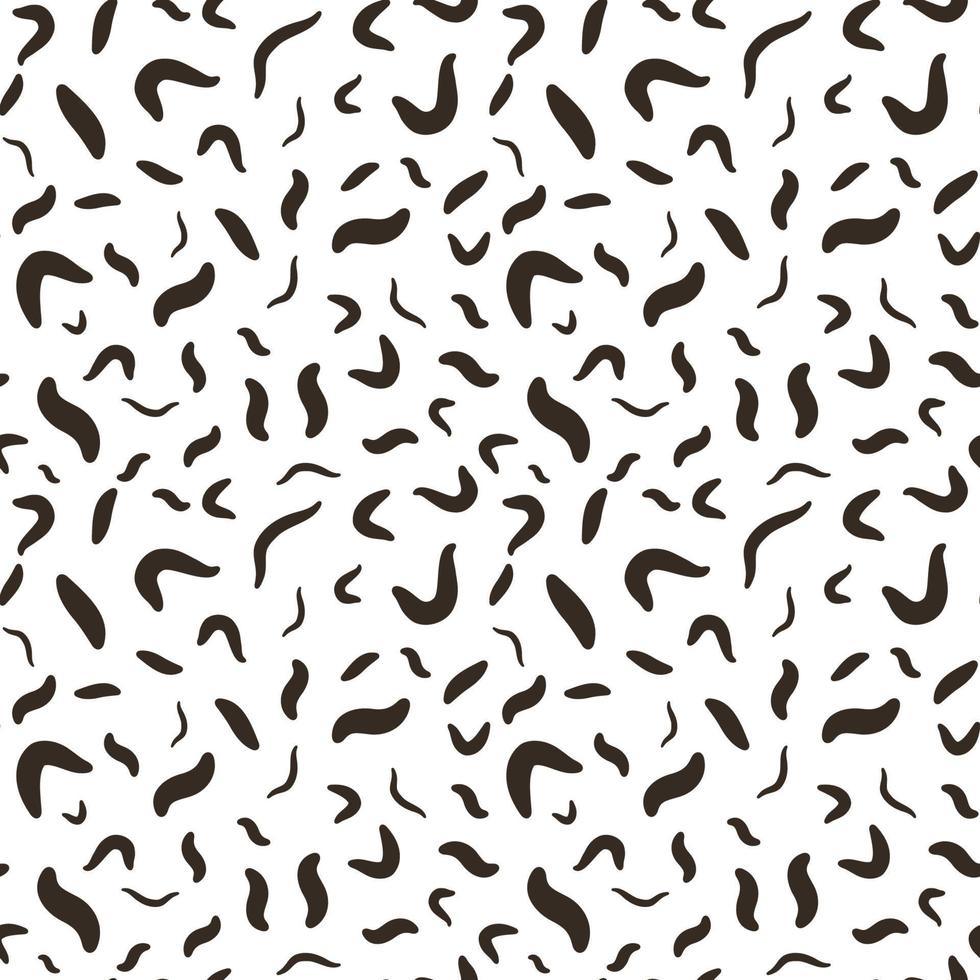 Intestinal Worms Helminths vector concept Seamless Pattern