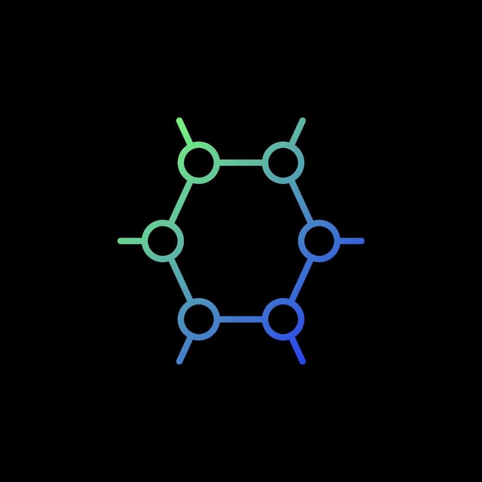 Chemical Formula Structure vector Chemistry outline colorful icon