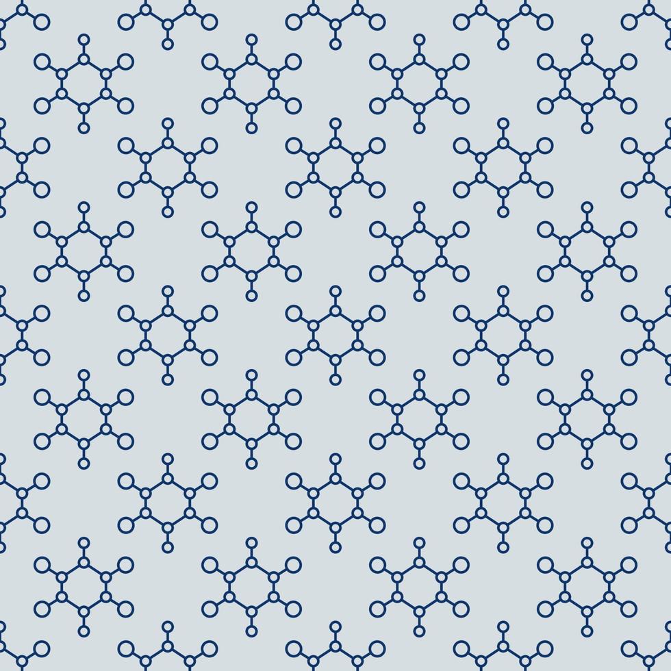 compuesto químico vector ciencia lineal de patrones sin fisuras