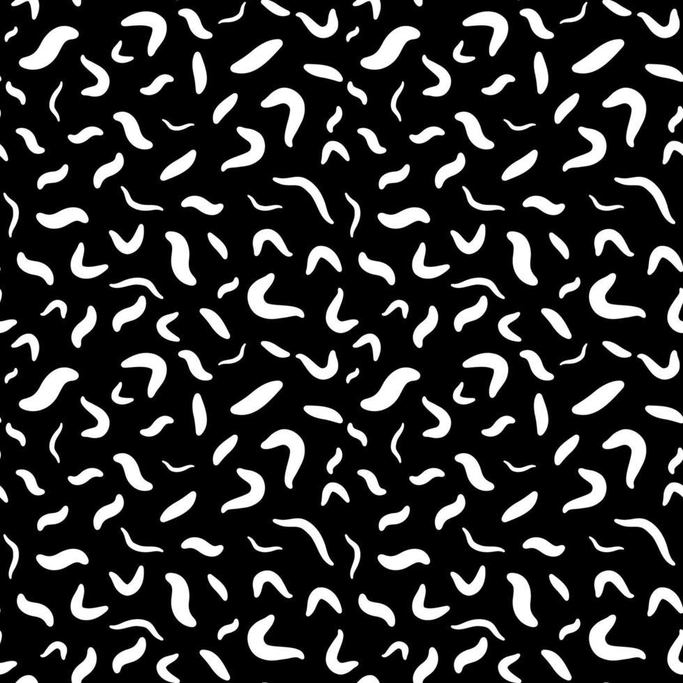 Seamless pattern with Helminths - vector dark background