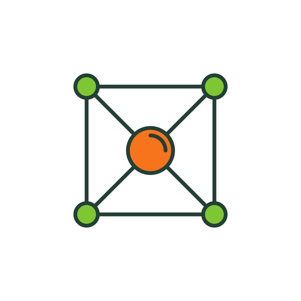 Chemical Compound vector Chemistry Research concept colored icon
