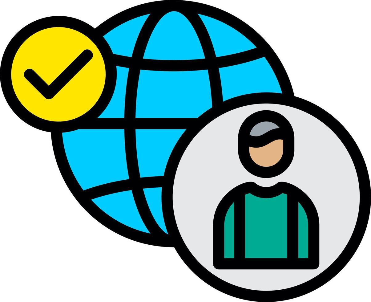 Foreigner Friendly Vector Icon Design