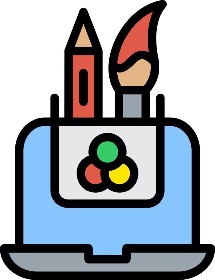 Graphic Designer Vector Icon Design