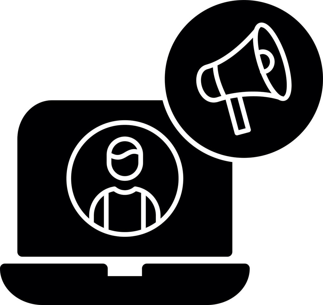 Content Marketer Vector Icon Design