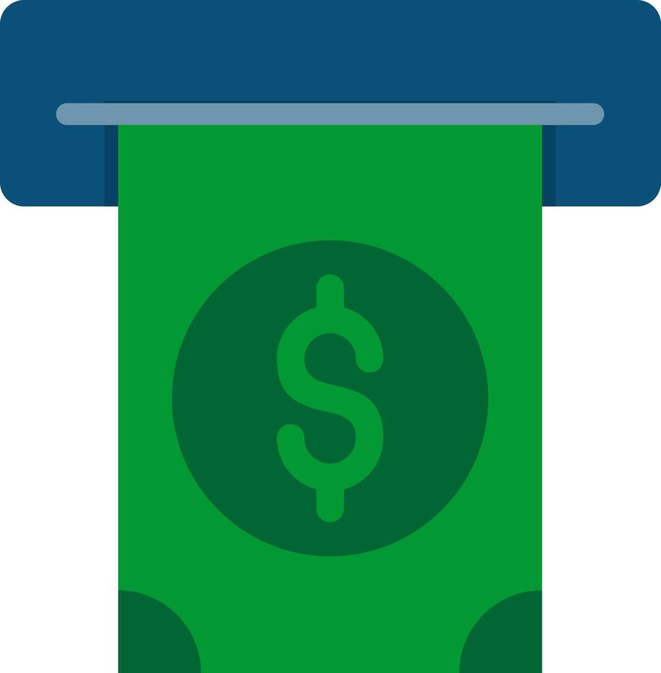 Cash Withdrawal Vector Icon Design