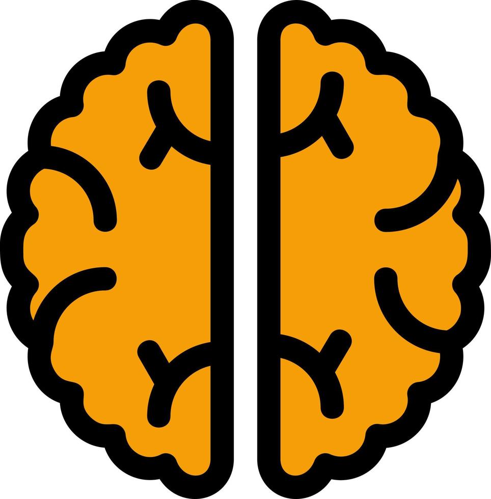 Brain Vector Icon Design