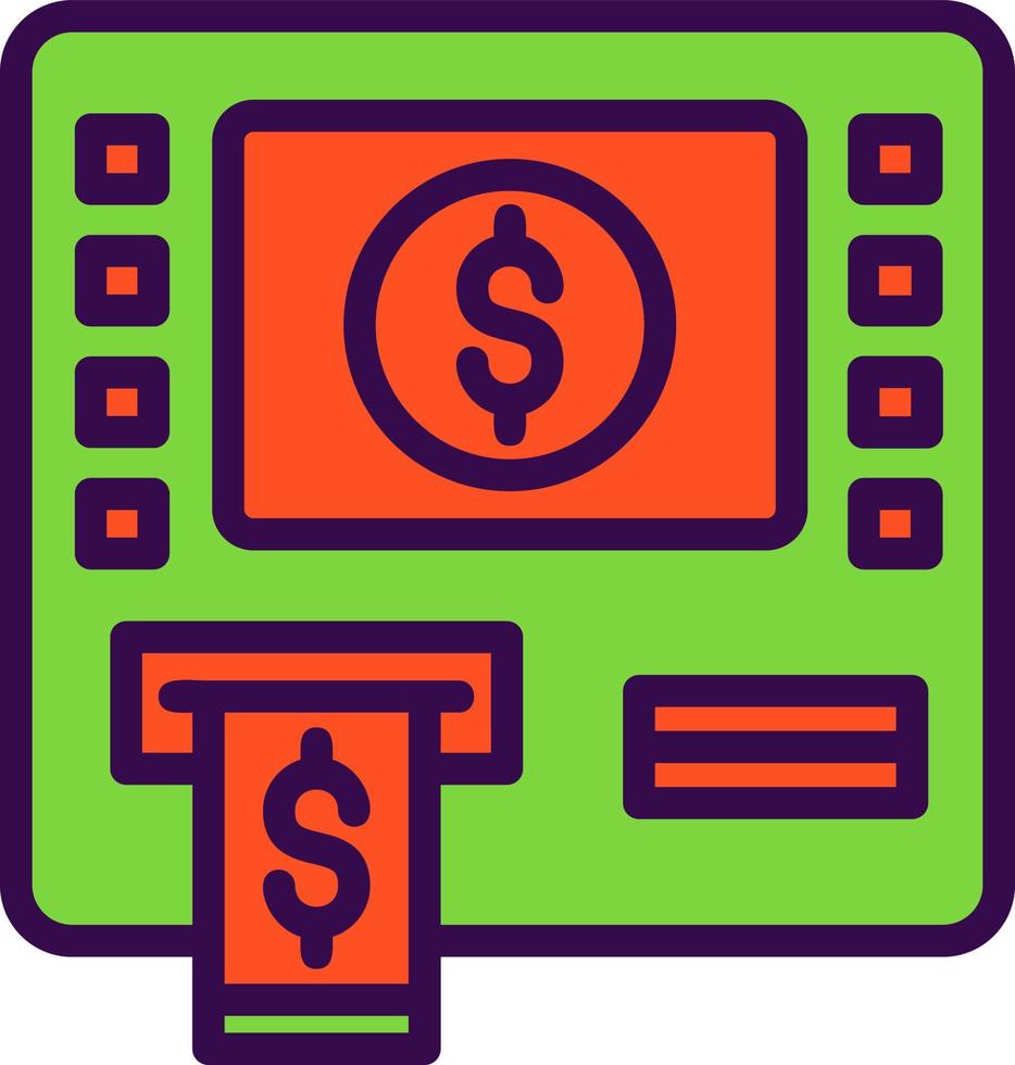 Atm Fees Vector Icon Design
