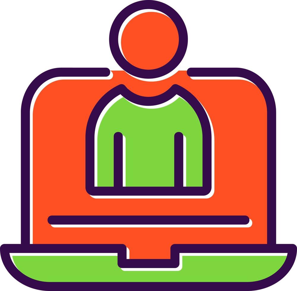 Virtual Assistant Vector Icon Design