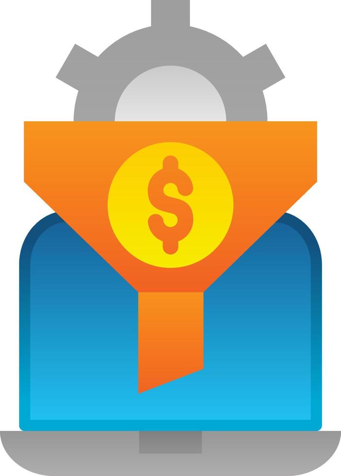 Conversion Rate Optimizer Vector Icon Design