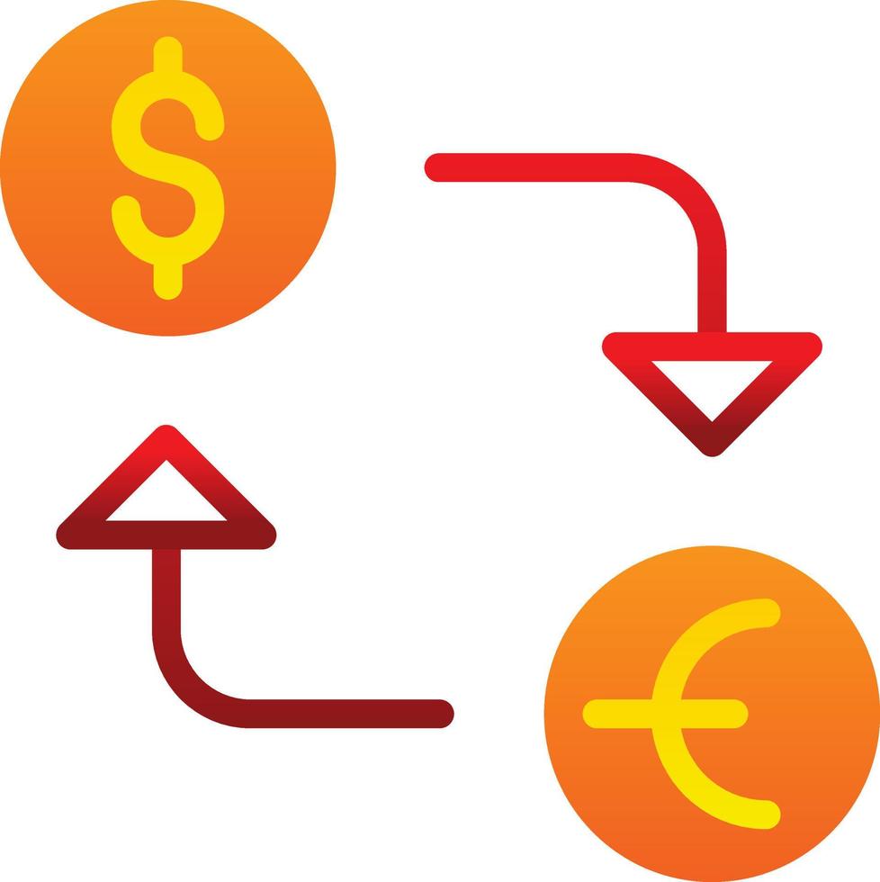 Currency Exchange Vector Icon Design