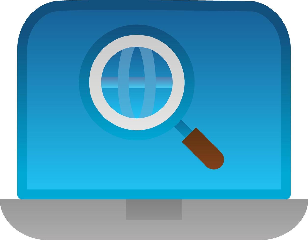 Internet Research Vector Icon Design