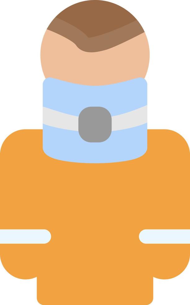 Broken Neck Vector Icon Design