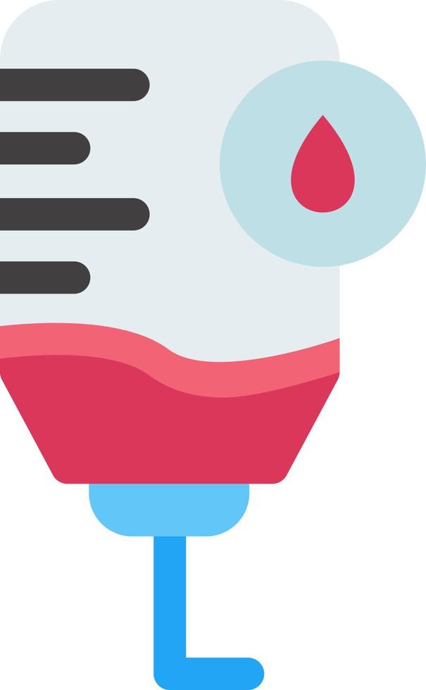 Blood Bag Vector Icon Design