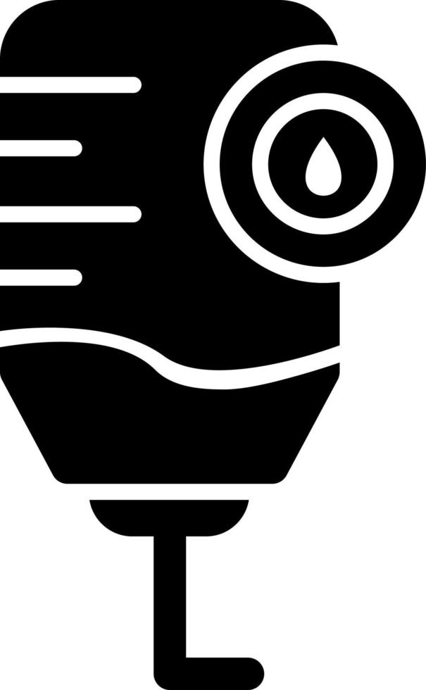 Blood Bag Vector Icon Design