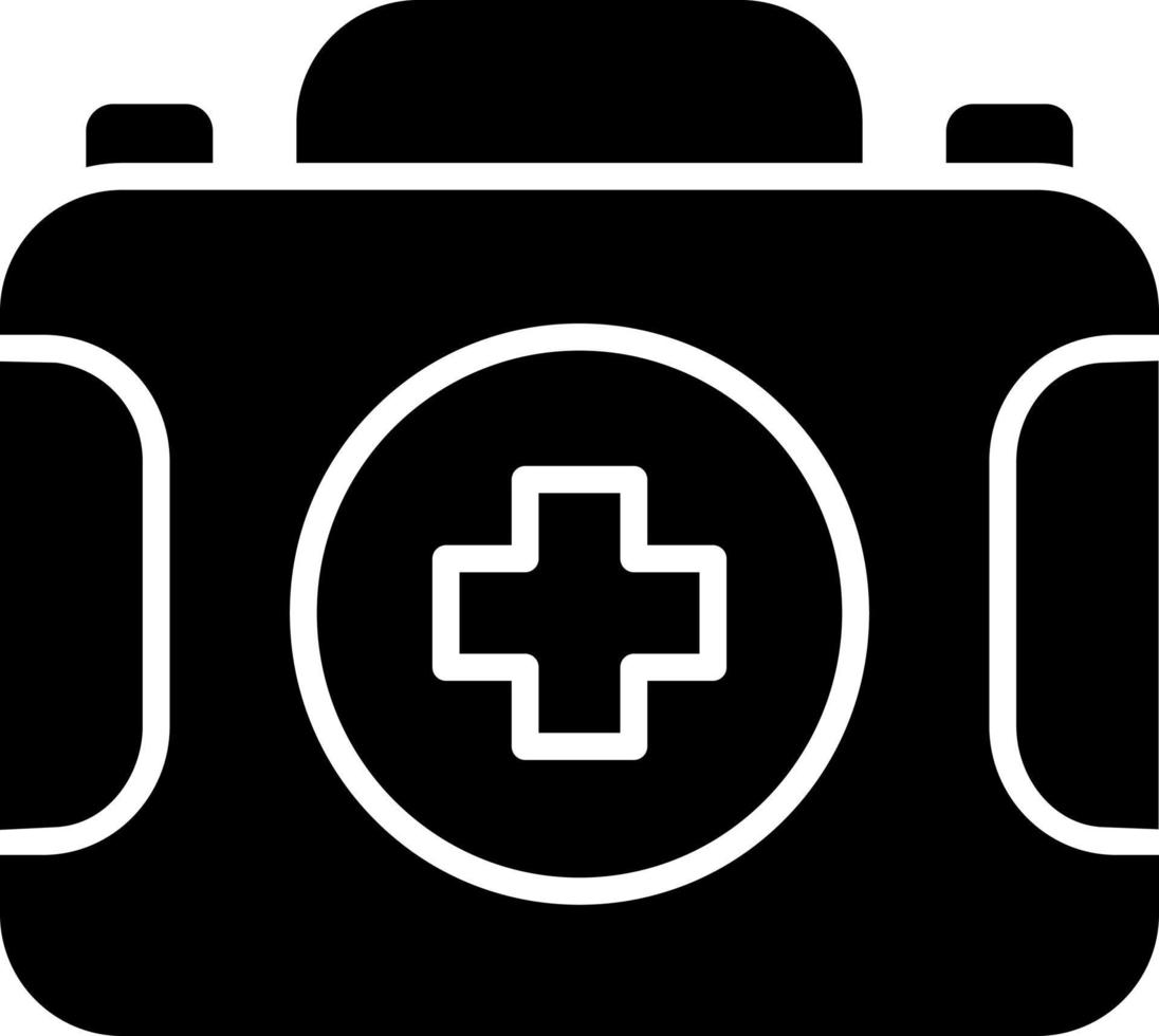 First Aid Kit Vector Icon Design