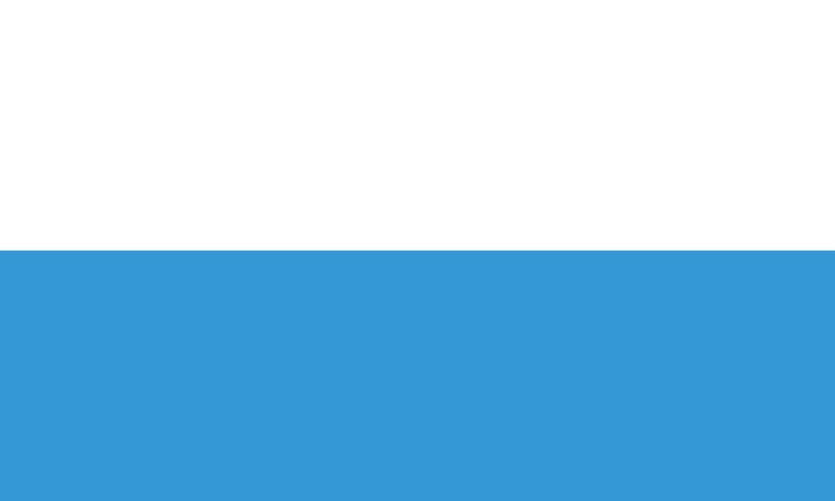 Bavaria flag. Official colors and proportions. Flag of the Free State of Bavaria. Germany. vector