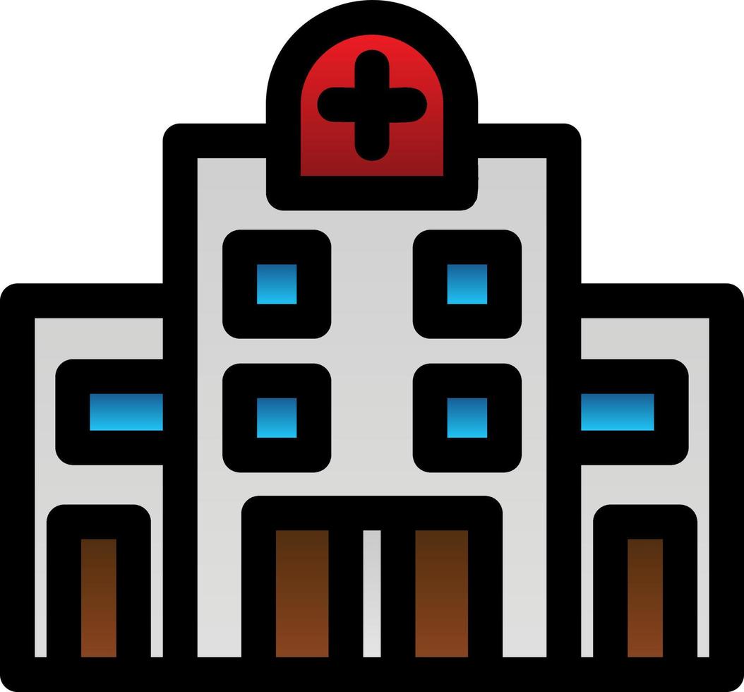 Hospital Vector Icon Design