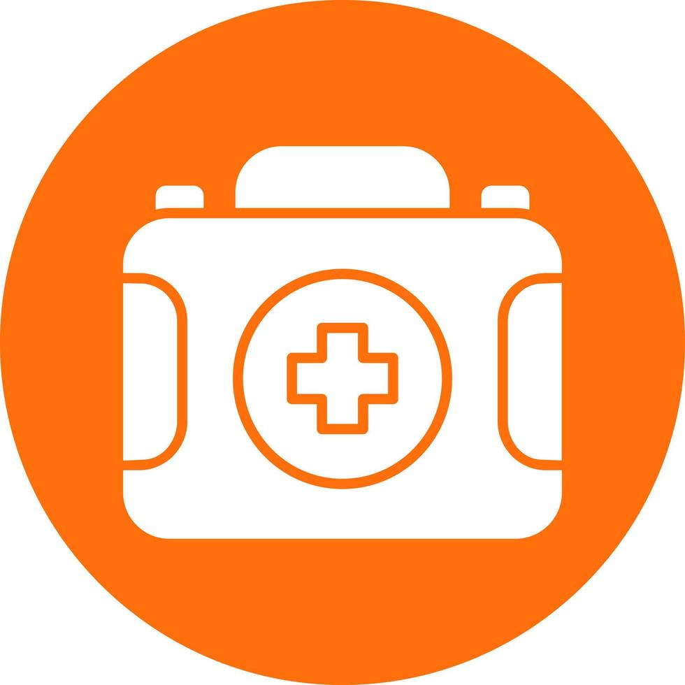 First Aid Kit Vector Icon Design