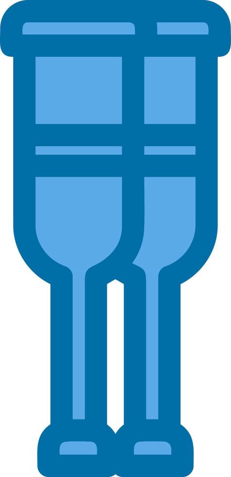 Crutches Vector Icon Design