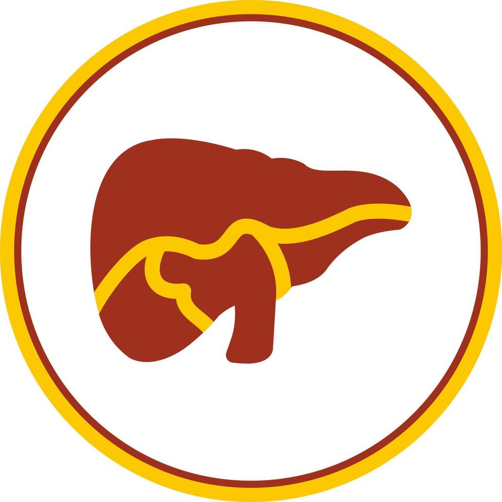 Liver Vector Icon Design