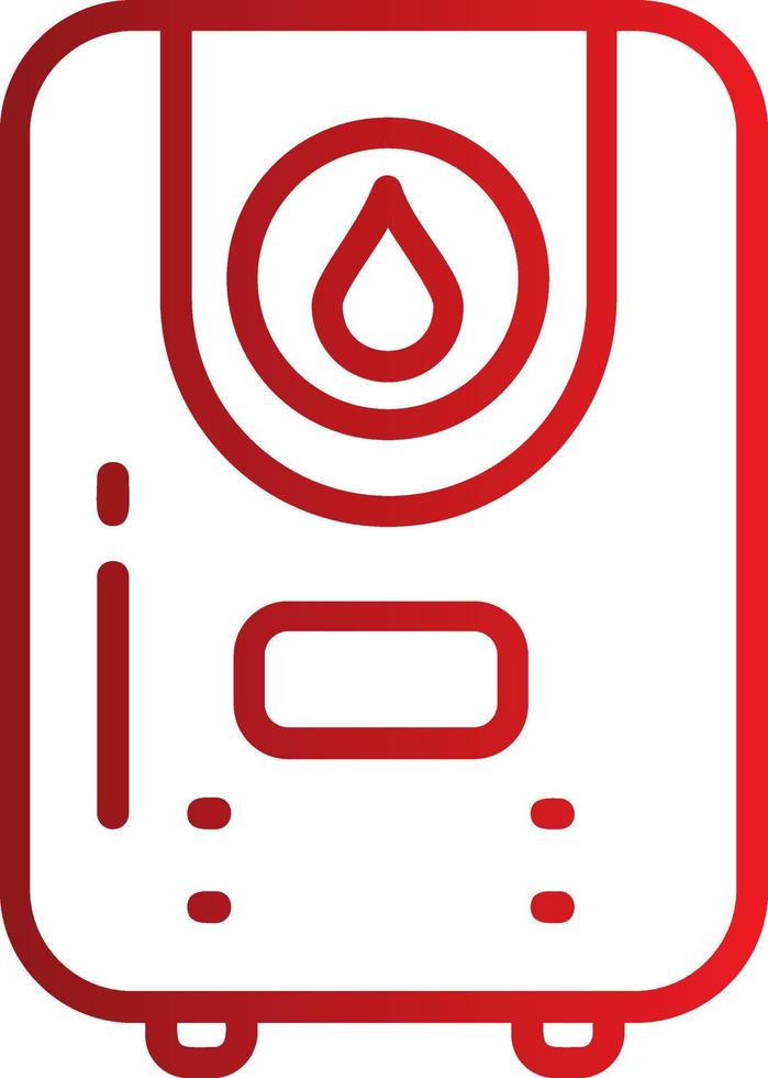 Water Heater Vector Icon