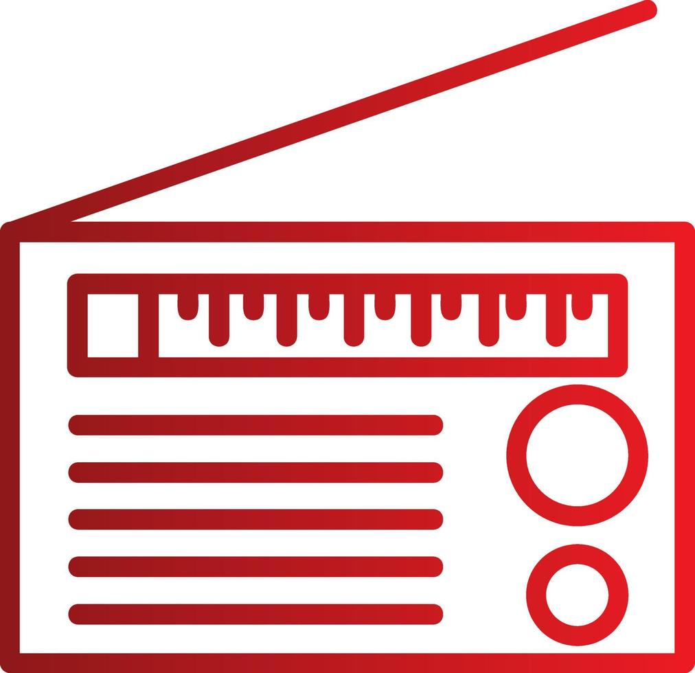 Radio Vector Icon