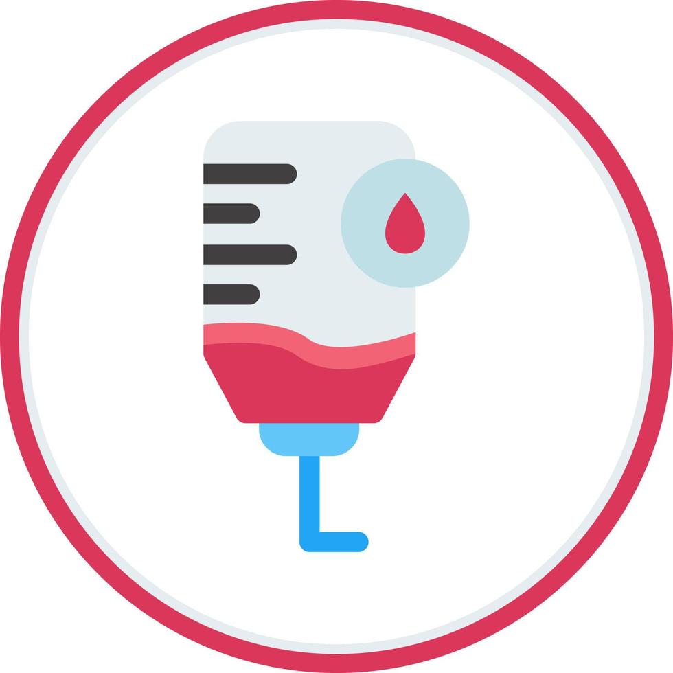 Blood Bag Vector Icon Design