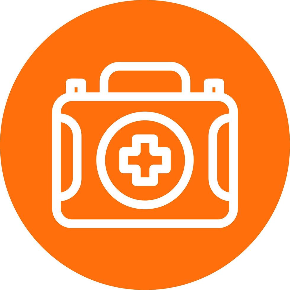 First Aid Kit Vector Icon Design