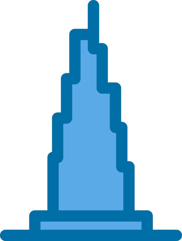 diseño de icono de vector de burj khalifa