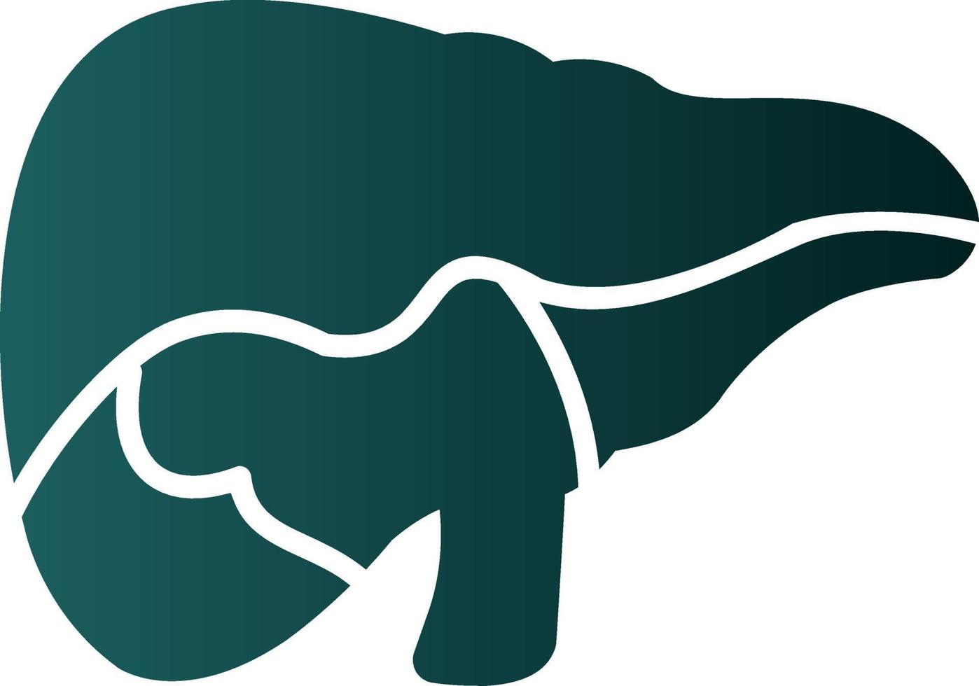 Liver Vector Icon Design