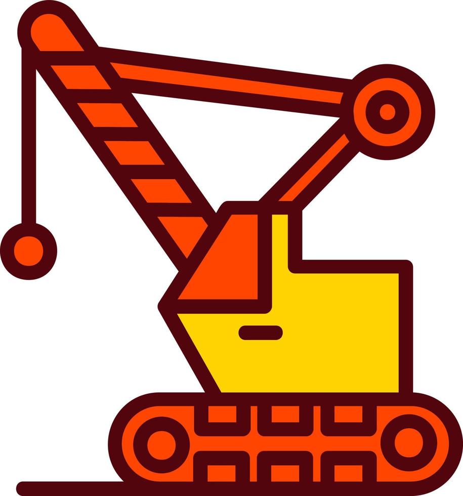 Demolition Machine Vector Icon