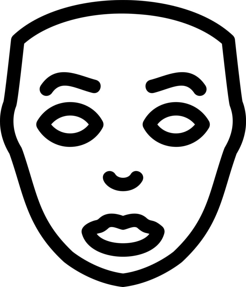 Facial Plastic Surgery Vector Icon Design
