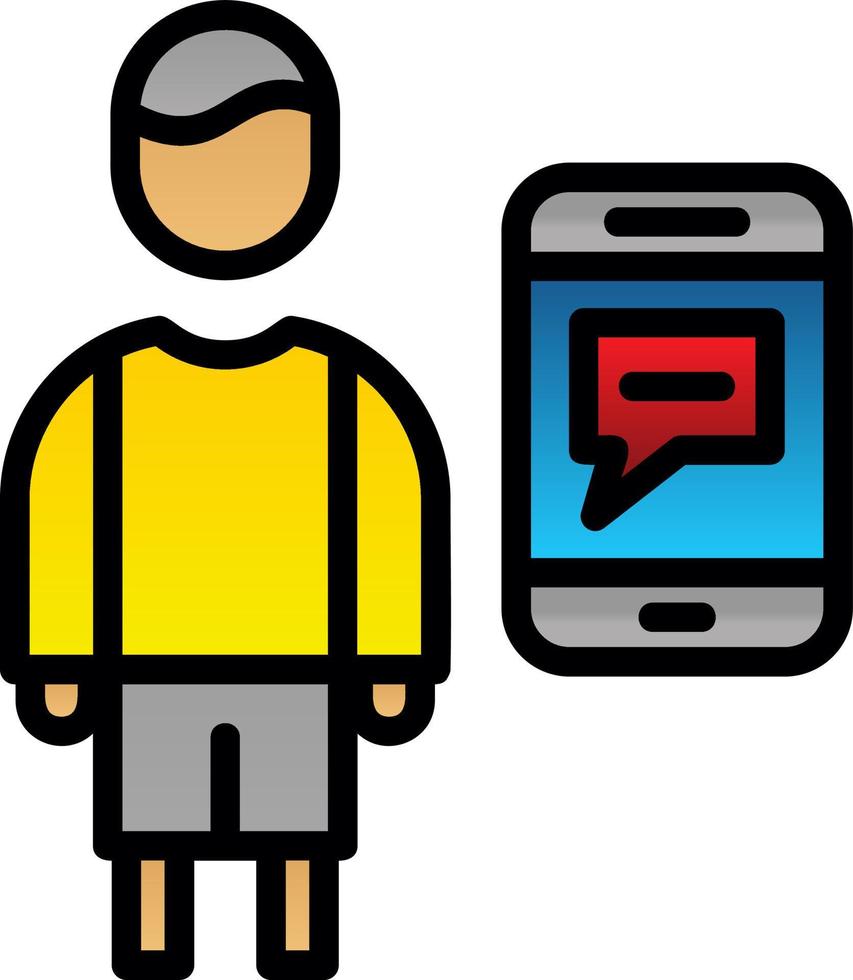 Influencer Vector Icon Design