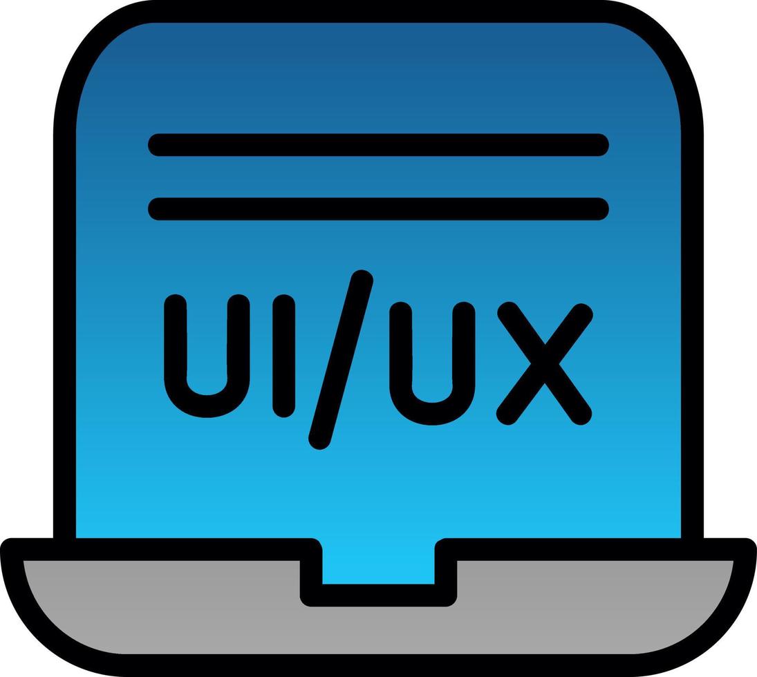 Ui Ux Designer Vector Icon Design