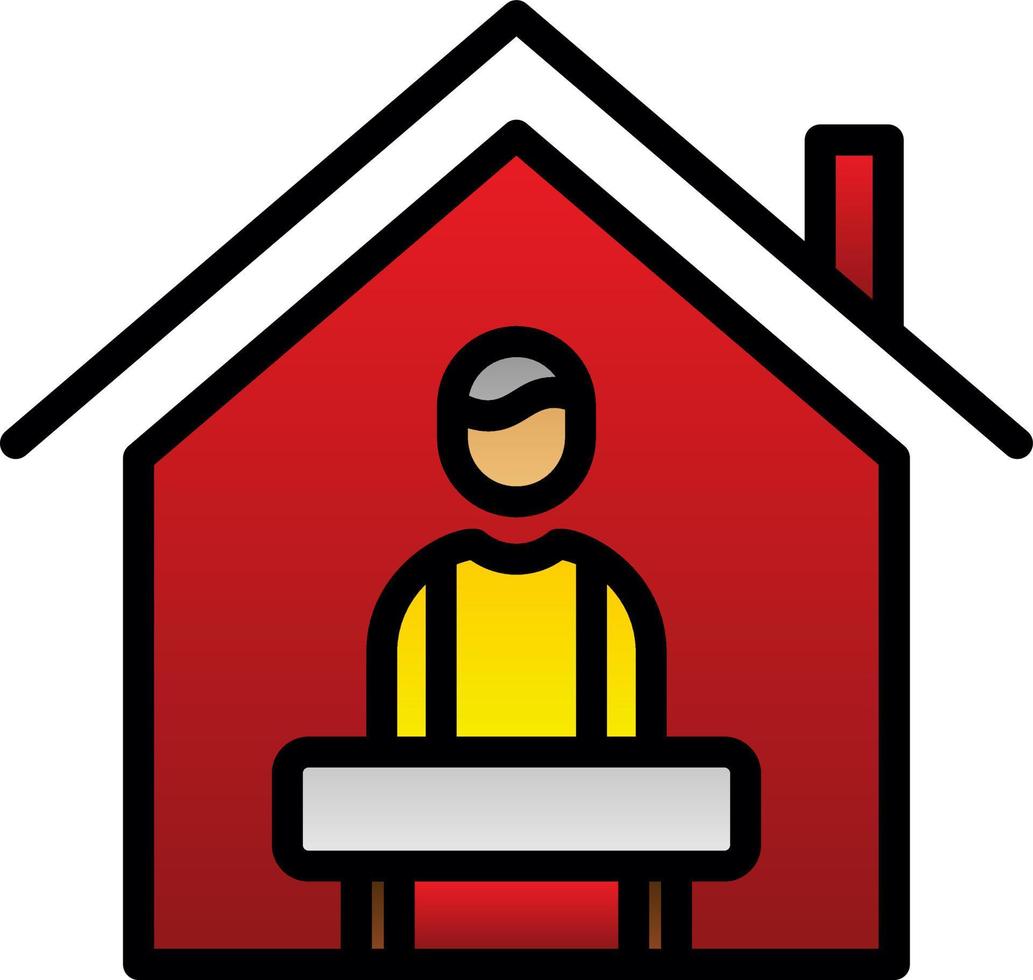 Accomodation Vector Icon Design
