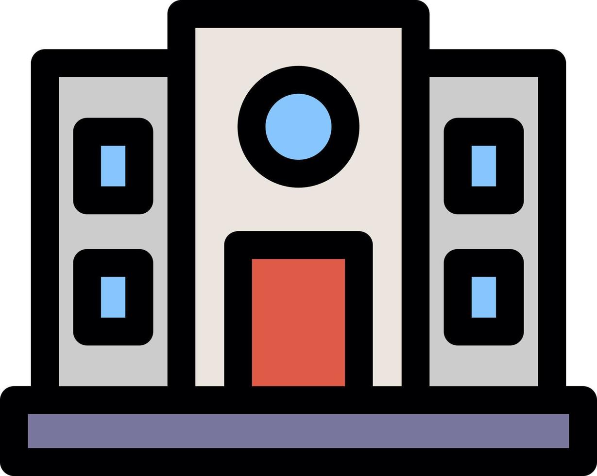Cloud Based Architecture Vector Icon Design