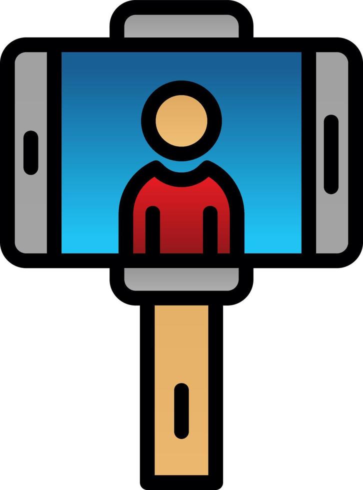 Vlogger Vector Icon Design