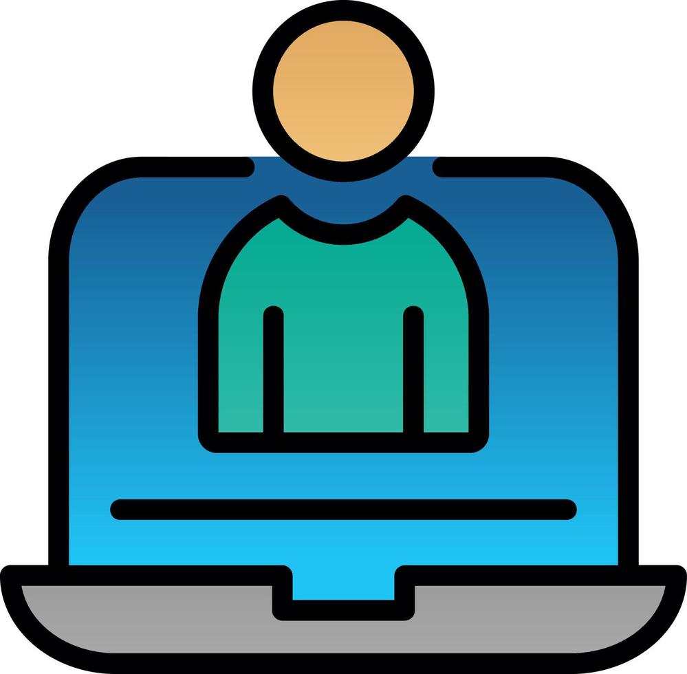 Virtual Assistant Vector Icon Design