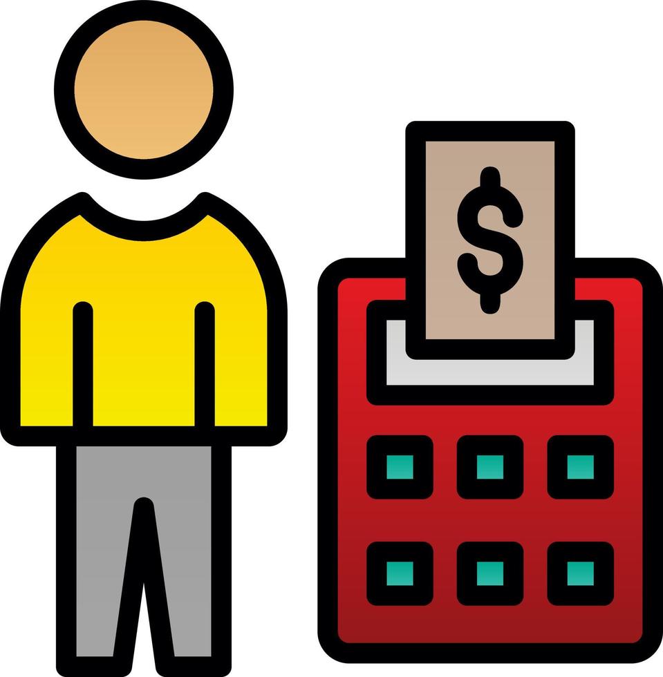 Accountant Vector Icon Design