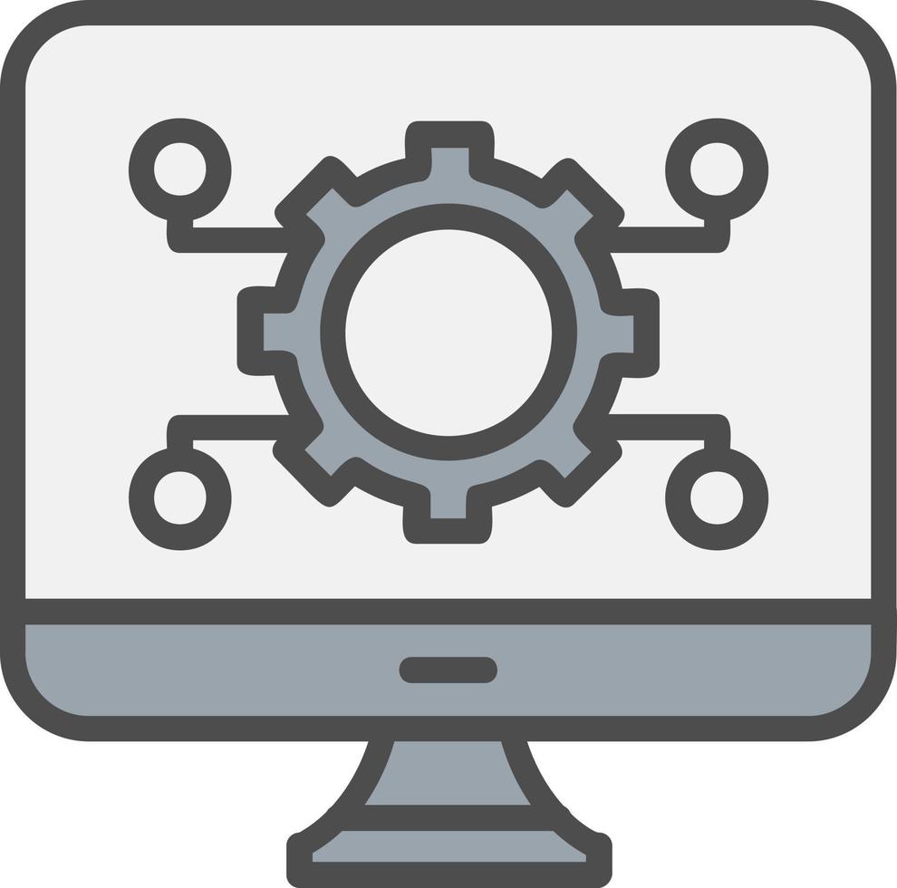 Computer Vector Icon