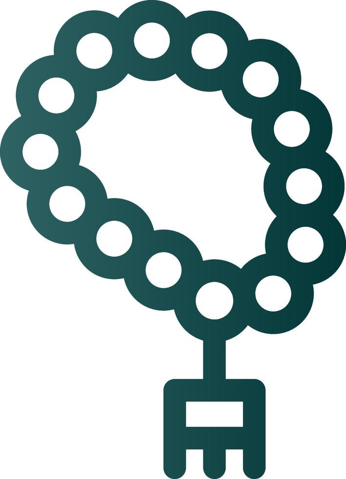 diseño de icono de vector de tasbih